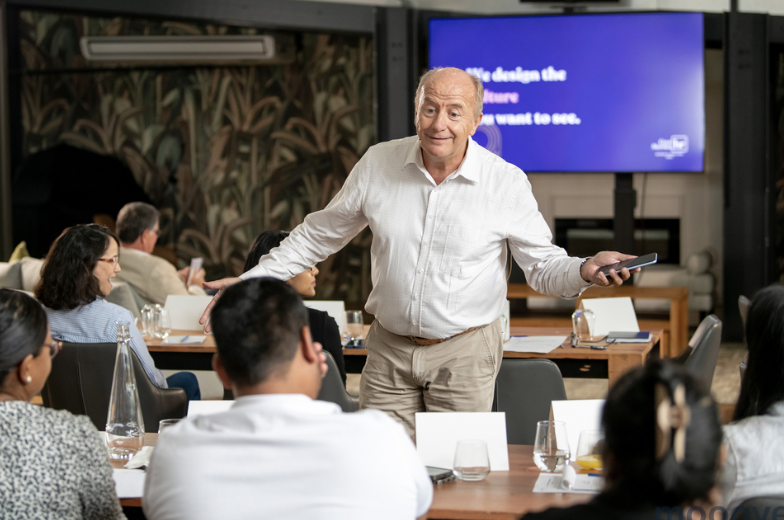 Animateur lors d'une session de formation